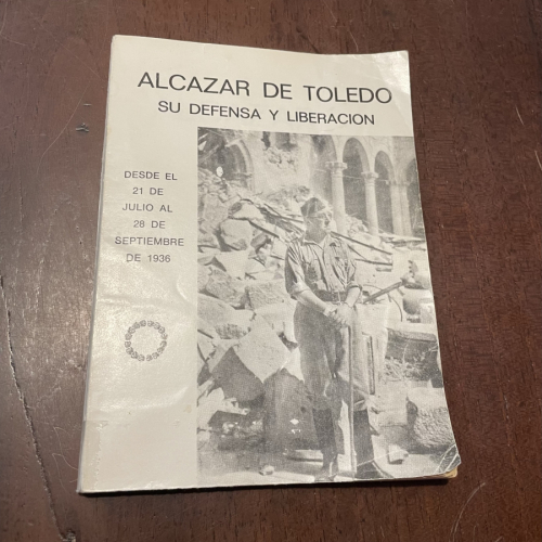 Portada del libro de Alcázar de Toledo. Su defensa y liberación