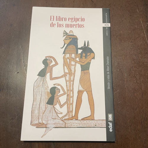 Portada del libro de El libro egipcio de los muertos