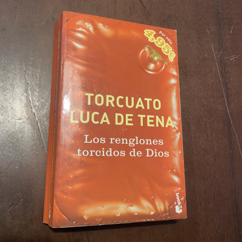 Portada del libro de Los renglones torcidos de Dios