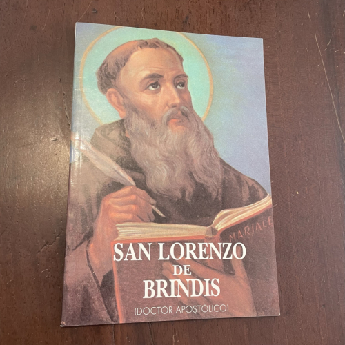 Portada del libro de San Lorenzo de Brindis (Doctor apostólico)