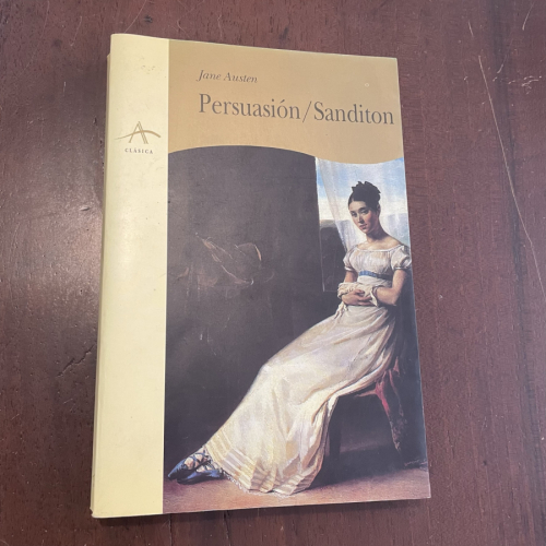 Portada del libro de Persuasión. Sanditon