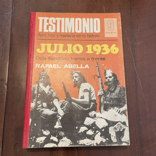 Portada del libro de Testimonio. Ayer, hoy y mañana en la historia. 12 números