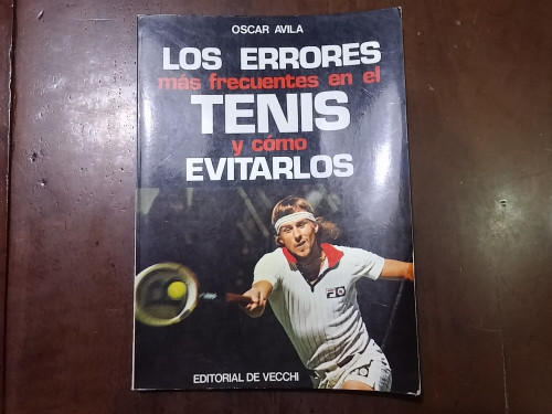 Portada del libro Los errores más frecuentes en el tenis y cómo evitarlos