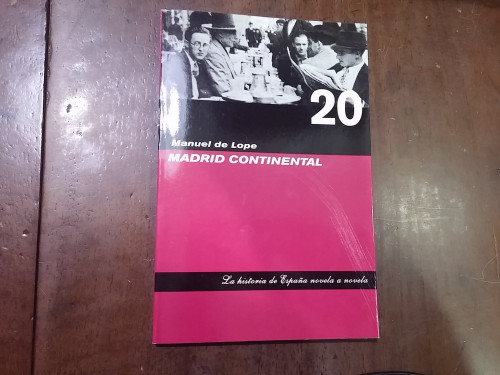 Portada del libro de Madrid continental