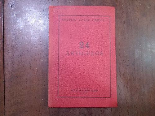 Portada del libro de 24 artículos