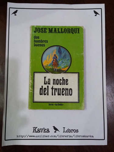 Portada del libro de La noche del trueno