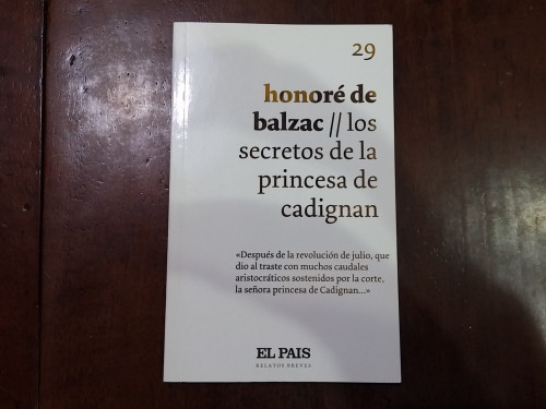 Portada del libro de Los secretos de la princesa de Cadignan