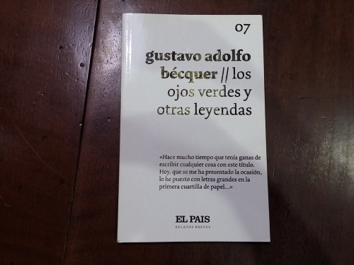 Portada del libro de Los ojos verdes y otras leyendas