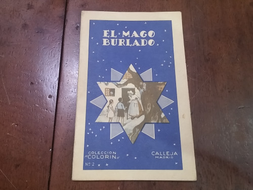 Portada del libro de El mago burlado. Colección Colorín nº2