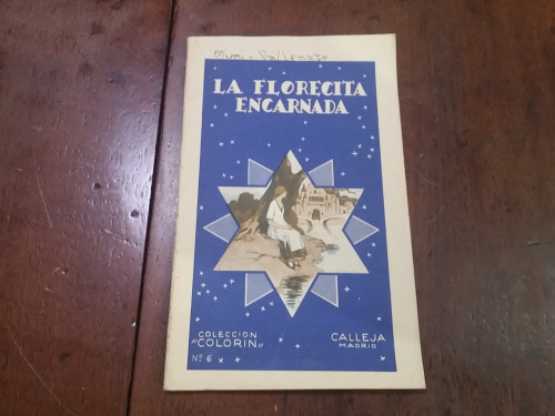 Portada del libro de La florecita encarnada. Colección Colorín nº6