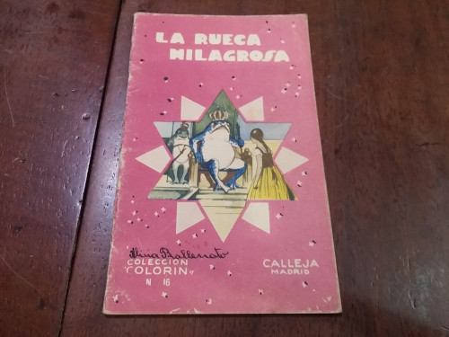 Portada del libro de La rueca milagrosa. Colección Colorín nº16