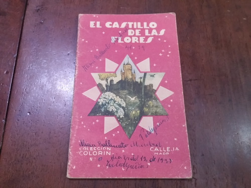Portada del libro de El castillo de las flores. Colección Colorín nº17
