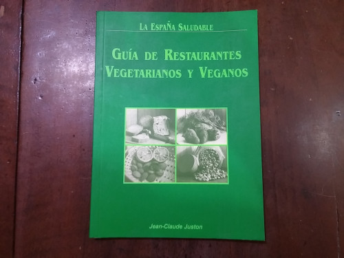 Portada del libro de Guía de restaurantes vegetarianos y veganos