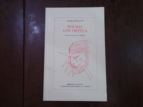 Portada del libro de Poemas con Ortega