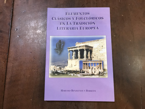 Portada del libro de Elementos clásicos y folclóricos en la tradición literaria europea