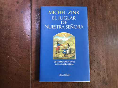 Portada del libro de El juglar de nuestra señora. Cuentos cristianos de la Edad Media