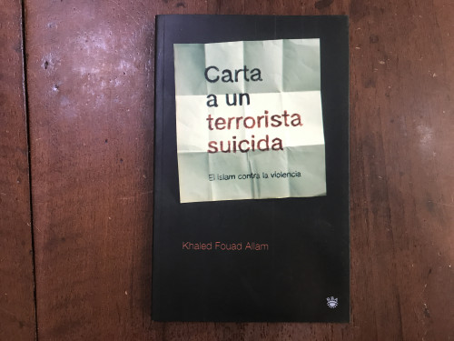 Portada del libro de Carta a un terrorista suicida