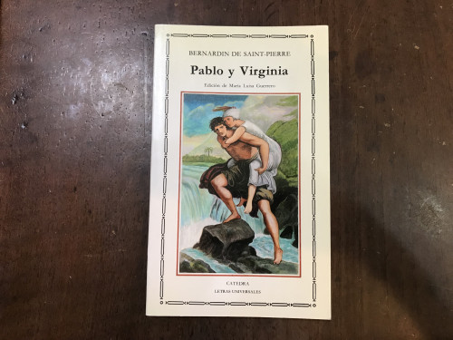 Portada del libro de Pablo y Virginia