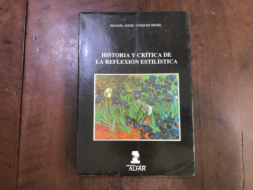 Portada del libro de Historia y crítica de la reflexión estilística
