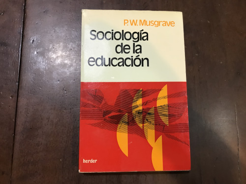 Portada del libro de Sociología de la educación