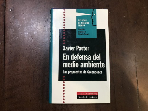 Portada del libro de En defensa del medio ambiente. Las propuestas dde Greenpeace