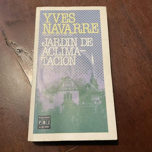 Portada del libro de Jardín de aclimatación