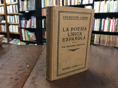 Portada del libro de La poesía lírica española