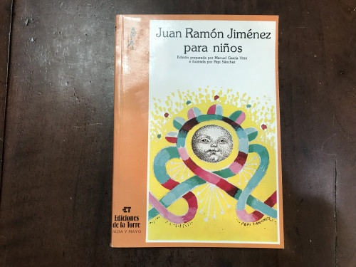 Portada del libro de Juan Ramón Jiménez para niños