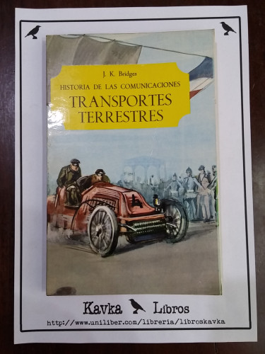 Portada del libro de Transportes terrestres. Historia de las comunicaciones