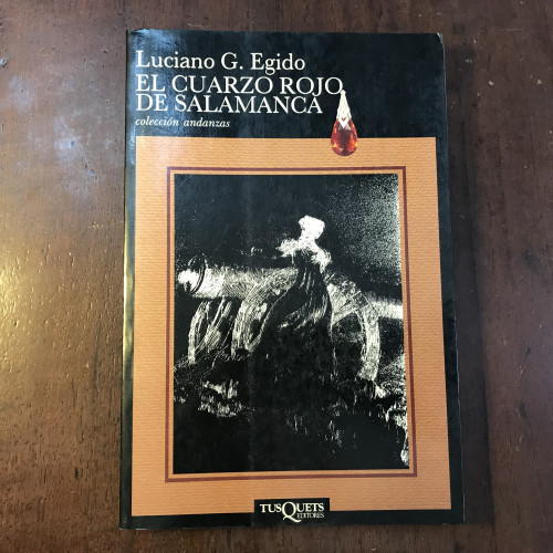 Portada del libro de El cuarzo rojo de Salamanca