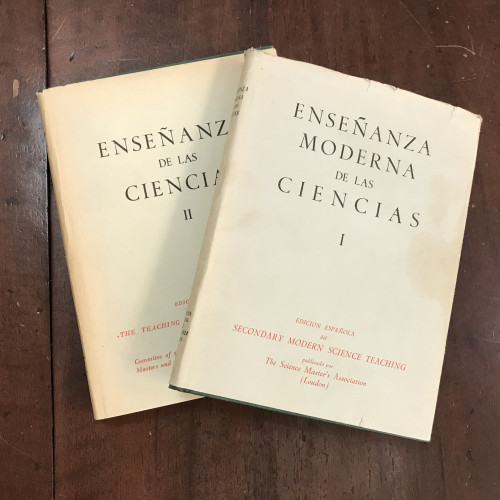 Portada del libro de Enseñanza moderna de las ciencias en el grado medio. 2 vol