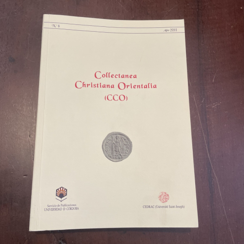 Portada del libro de Collectanea Christiana Orientalia nº 8 Año 2011