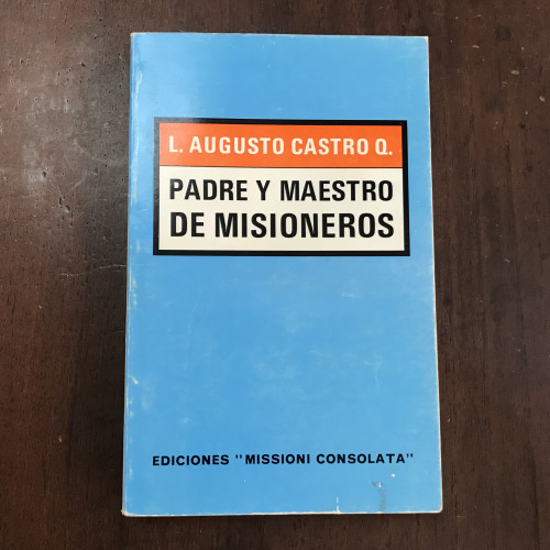 Portada del libro de Padre y maestro de misioneros