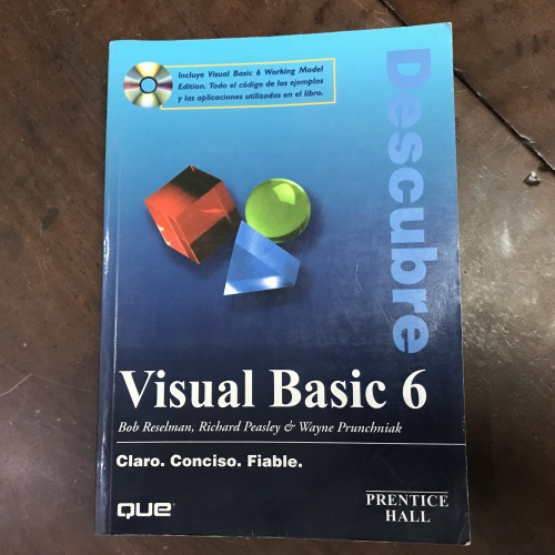 Portada del libro de Descubre Visual Basic 6