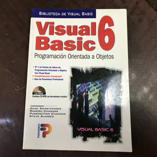 Portada del libro de Visual Basic 6. Programación Orientada a Objetos