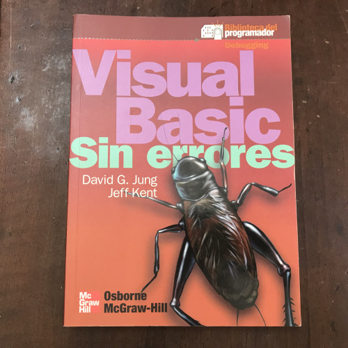 Portada del libro de Visual Basic sin errores