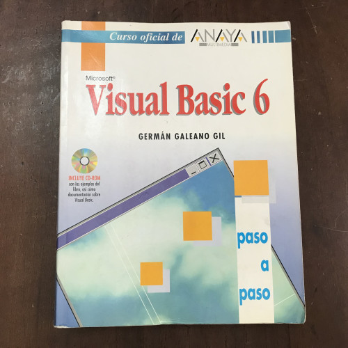 Portada del libro de Visual Basic 6