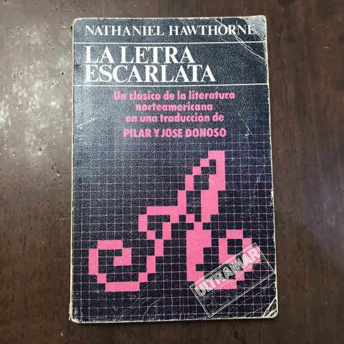 Portada del libro de La letra escarlata