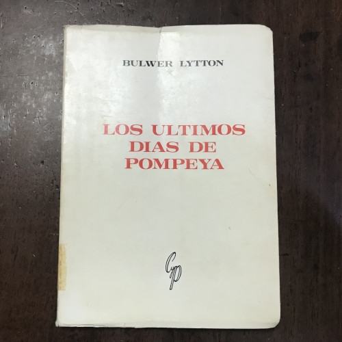 Portada del libro de Los últimos días de Pompeya