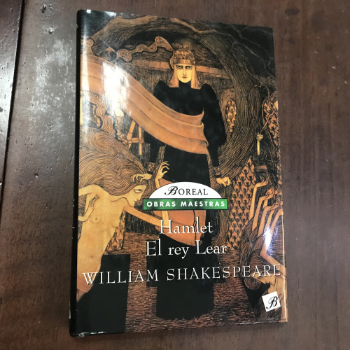 Portada del libro de Hamlet. El rey Lear