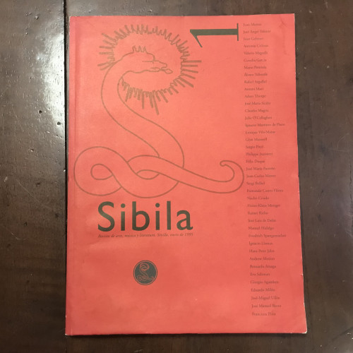 Portada del libro de Sibila. Revista de arte, música y literatura. Nº1 Enero 1995.