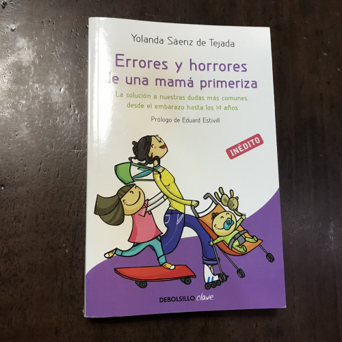 Portada del libro de Errores y horrores de una mamá primeriza