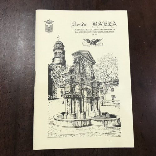 Portada del libro de Desde Baeza. Cuaderno literario e histórico de la Asociación Cultural Baezana nº 36