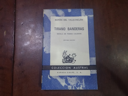 Portada del libro de Tirano banderas