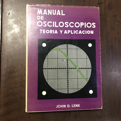 Portada del libro de Manual de osciloscopios. Teoría y aplicación