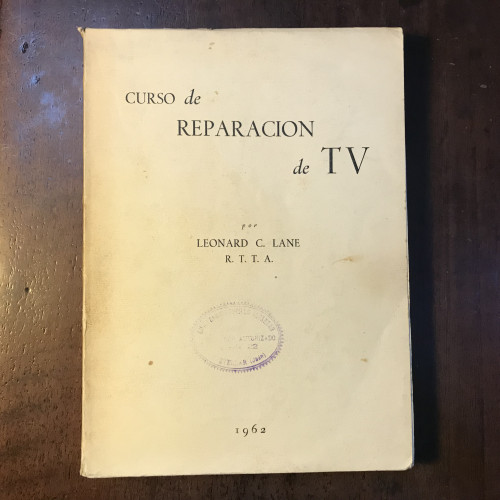 Portada del libro Curso de reparación de TV