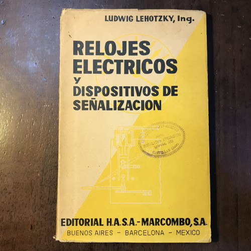 Portada del libro Relojes eléctricos y dispositivos de señalización