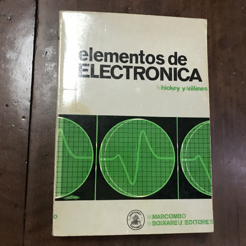 Portada del libro Elementos de eléctrónica