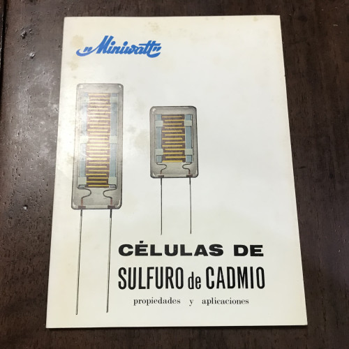 Portada del libro de Células fotoconductoras de sulfuro de cadmio. Propiedades y aplicaciones