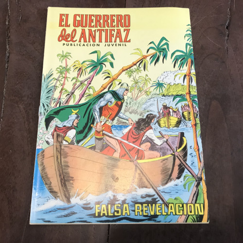 Portada del libro de El guerrero del Antifaz. Falsa revelación. Nº 173